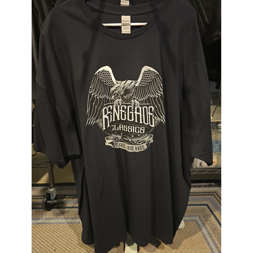 Renegade Classics t-shirt Black Short Sleeve New 4XL